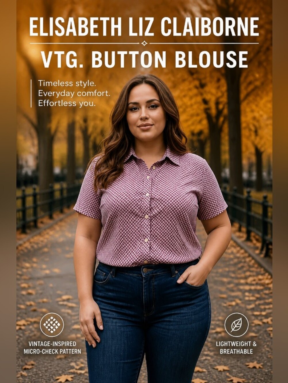 𝐄𝐥𝐢𝐬𝐚𝐛𝐞𝐭𝐡 𝐋𝐢𝐳 𝐂𝐥𝐚𝐢𝐛𝐨𝐫𝐧𝐞 𝐕𝐓𝐆. 𝐁𝐮𝐭𝐭𝐨𝐧 𝐁𝐥𝐨𝐮𝐬𝐞